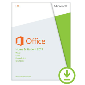 Microsoft Office Home and Student 2013 FPP 1 License DVD