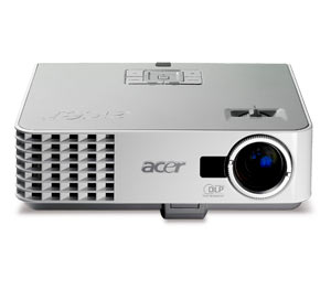 Acer P3251 XGA DLP Projector - Ultra-portable design, PC-less media sharing