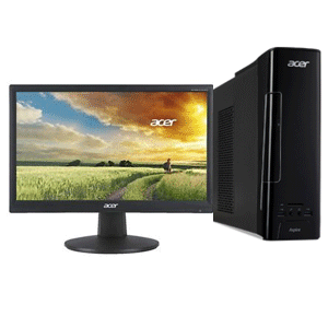 Acer Aspire XC-730 Intel Celeron J3455/2GB/500GB/Windows 10 w/ 18.5-in Acer Monitor