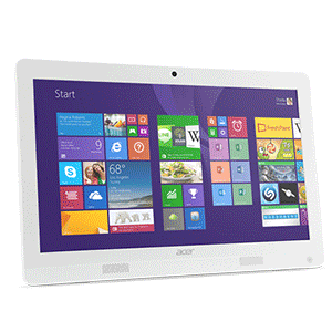 Acer Aspire ZC-606 19.5-inch Celeron Quad Core J1900/4GB/500GB/Win 8.1 Non-Touch Black/White AIO PC