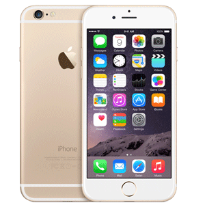 Apple iPhone 6 Plus 128GB (Gold/Silver) Bigger than bigger