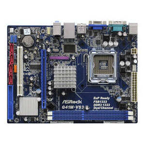 ASRock G41M-VS3 Intel G41 Chipset, Gigabit LAN, LGA775 Motherboard 