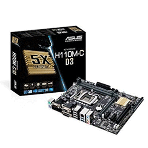 Asus H110M-C D3 Micro ATX DDR3 1600 LGA 1151 Motherboards