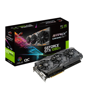 Asus ROG-STRIX-GTX1080TI-O11G-GAMING GeForce 11GB OC Edition VR Ready 5K HD GDDR5X Gaming Graphics Card