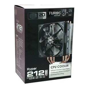Cooler Master Hyper 212 EVO Turbo Edition (20th Anniversary) CPU Cooler w/ 2 Fans