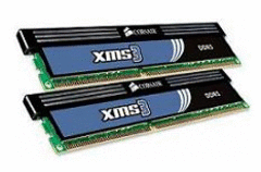 Corsair XMS3 4GB Dual Channel (2GBx2 Kit) DDR3 1600 / PC3-12800 (CMX4GX3M2A1600C9) with Heat Sink