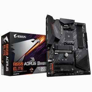 Gigabyte B550 AORUS ELITE AM4 AMD B550 ATX Motherboard | Dual M.2 | SATA 6Gb/s | USB 3.2 Gen 2 | PCIe 4.0