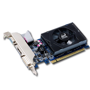 Inno3D NVIDIA GeForce GT610 2GB DDR3 64bit PCI-E w/ VGA/DVI/HDMI 