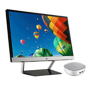 HP Pavilion Mini Desktop 300-015d Intel Core i3-4025U/2GB/500GB/Win 8.1 w/ Bing w/ 21.5-inch IPSMonitor