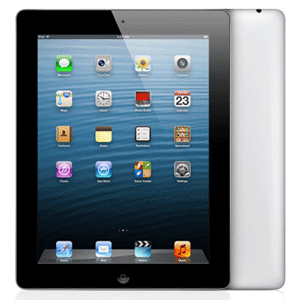 Apple iPad 4 16GB Wi-Fi (Black MD510 / White MD513) w/ Retina Display, Just as stunning. Twice as fast.