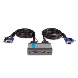 D-Link KVM-221 2-Port USB KVM Switch