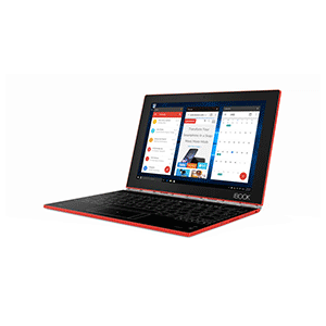 Lenovo Yoga Book YB1-X91F (Black/Red/White) 10.1-in FHD, IPS Atom Quad Core x5-Z8550/4GB/128GB/Win10 PRO