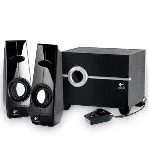 Logitech Z103 2.1 Speaker System - delivers big sound in a little package