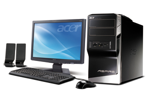 Acer  Aspire M5711 Desktop PC (4GB DDR2, GeForce GT120 1GB, Vista Basic)