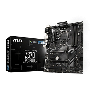MSI Pro Series Intel Coffee Lake LGA 1151 VR Ready 64GB DDR4 CFX ATX Motherboard (Z370 PC PRO)