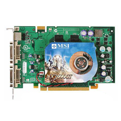 MSI NX7600GT-T2D256E GeForce 7600GT DDR3 256MB/128Bit