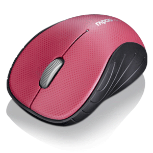 Rapoo 3000P Wireless Optical Mouse Red/Blue/Gray