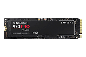Samsung 970 PRO 512GB - NVMe PCIe M.2 2280 SSD (MZ-V7P512BW)