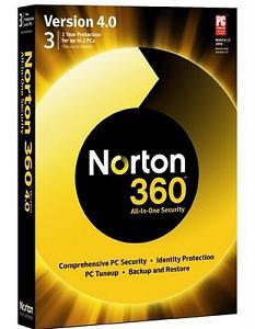 Norton 360 Version 4.0 All-in-One Security (20957241) for 3 PC's