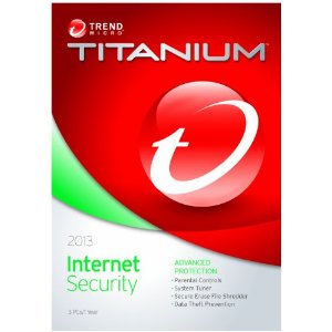 Trend Micro Titanium Cloud Edition Internet Security 2013 1yr 3device